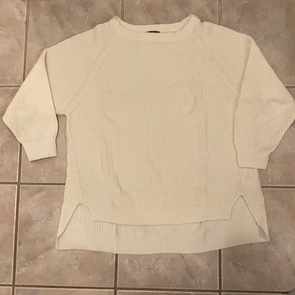 Express Oversized Boyfriend Tunic Sweater